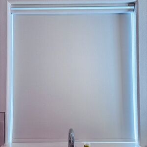 No Drill No Tools 100%Blackout Roller Shades Cordless Roller Blinds Inside Mount